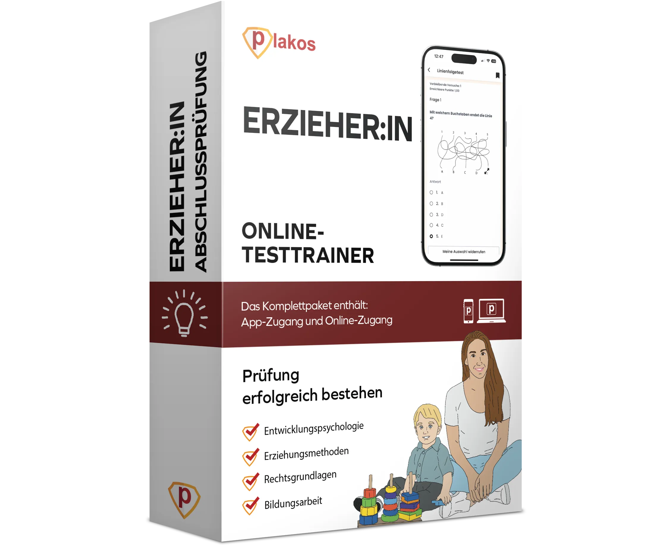 Erzieher:in Abschlussprüfung Online-Testtrainer